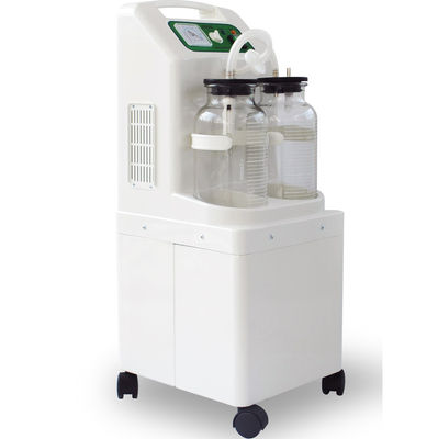 Durable High Pump Rate 50L Heavy Duty Aspirator Surgical Suction Machine With Two Bottles